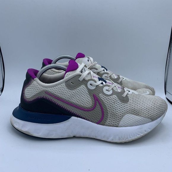 Nike Womens Renew Run CK6360-002 Multicolor Lace Up Running Shoes Size 11 - Picture 1 of 8